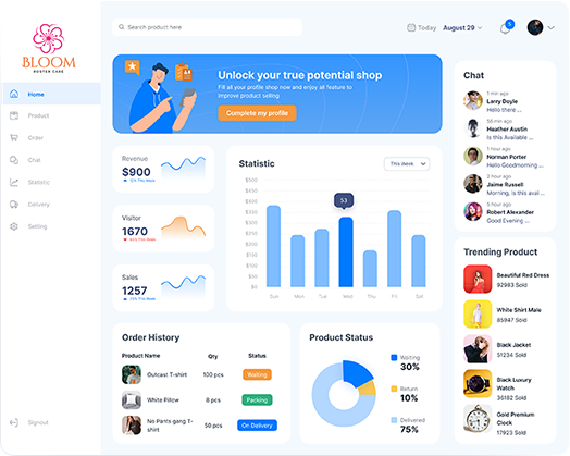 Bloom Web Dashboard